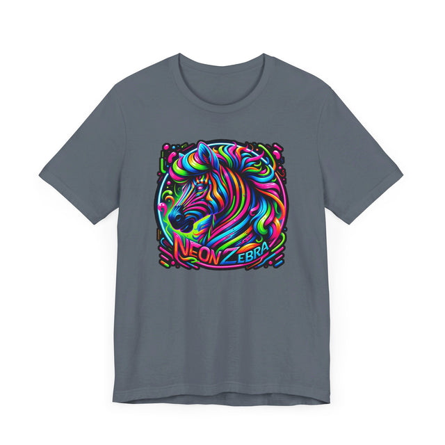 Neon Zebra T-shirt, Zebra Tee