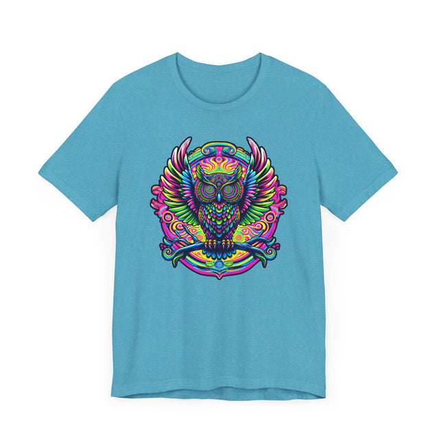 Neon Owl T-shirt, Owl Tee, Bird Lover