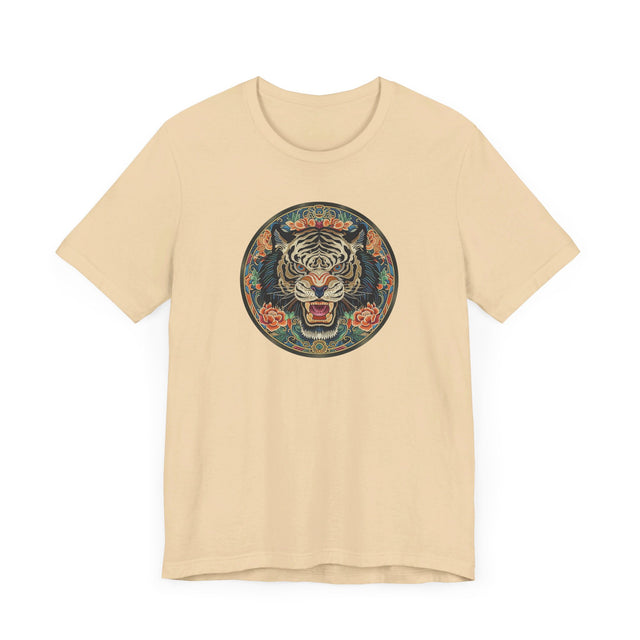 Black Tiger Mandala T-shirt,Tiger Lover Top,Big Cat Lover