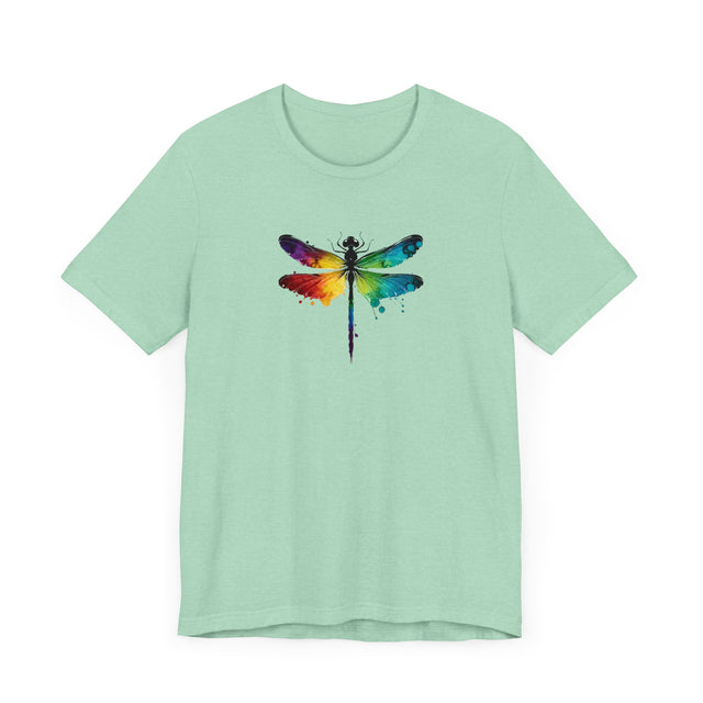 Rainbow Dragonfly Alcohol Ink,Dragonfly lover,Pride Shirt,LGBTQ+ Ally Tee,Queer