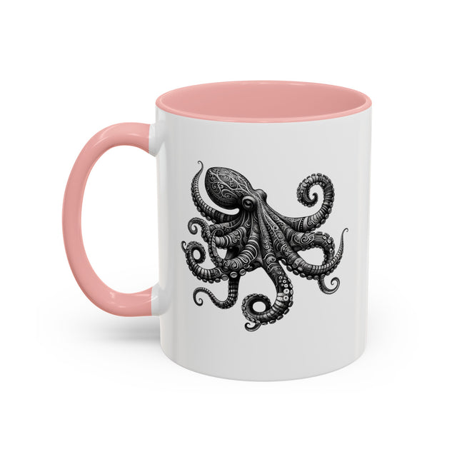 Octopus Mug, Ocean Lover Gift, Boating Gift, Coastal Living, Ocean Gift, Coastal gift,Coastal Decor, Nautical Mug, Nautical Gift, Captain