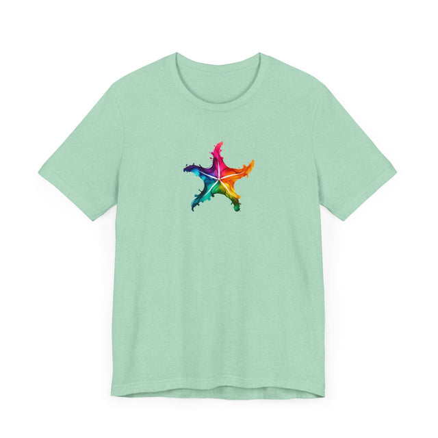 Rainbow Starfish Alcohol Ink,Marine life Tee,Sea life lover,Ocean Life,Nautical,Pride Shirt,LGBTQ+ Tee