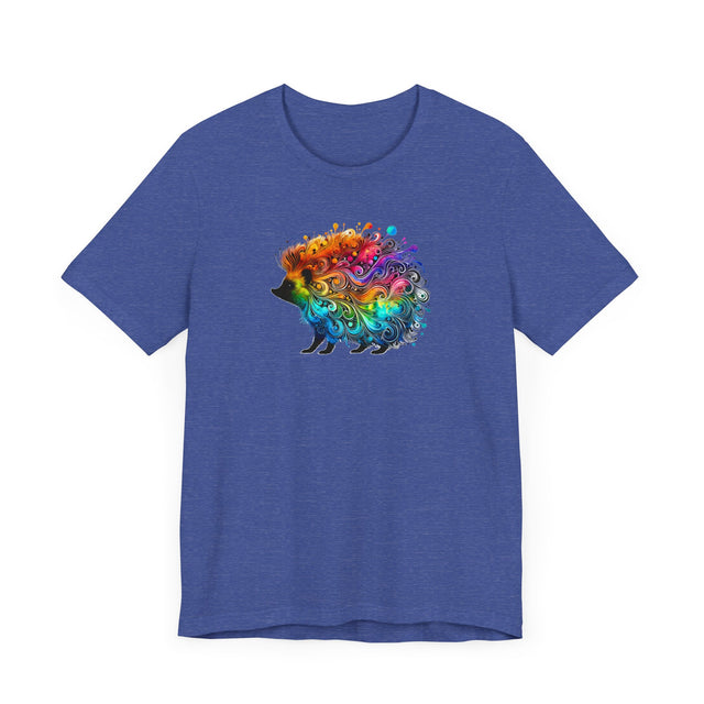Rainbow Hedgehog Alcohol Ink T-shirt, Hedgie Lover,Pride Shirt,Animal Lover T shirt, LGBTQ+, BGLT