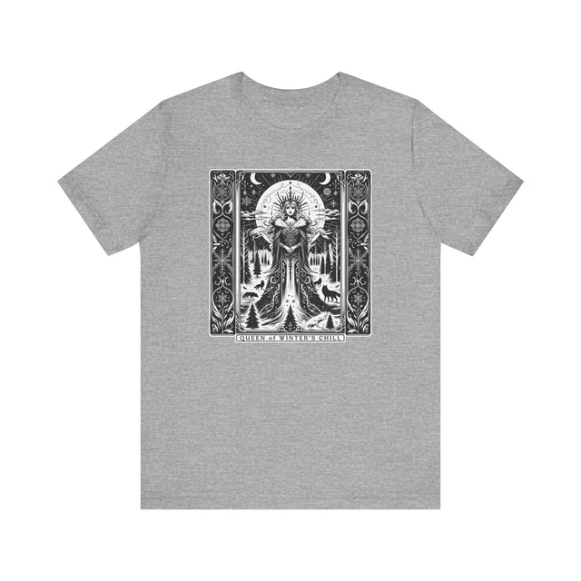 Queen of Winter's Chill,Tarot card shirt,Mothers Day Gift,Christmas Shirt,Witchy Shirt,Winter Tee,Gift for her,Gift for Mom,Gift for Wife