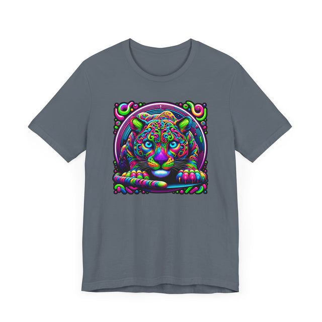 Neon Panther T-shirt, Puma Fan Top, Mountain Lion Tee, Big Cat Lover