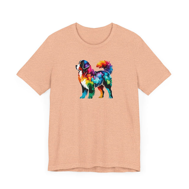 Rainbow Bernese Mountain Dog T-shirt,Pride Shirt,Dog Lover Top,Rainbow Animals,LGBTQ+ Tee, Berner Owner gift