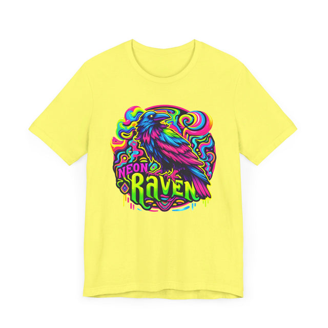 Neon Raven T-shirt, Raven Tee, Bird Lover