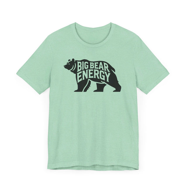 Big Bear Energy Silhouette T-shirt, Animal Lover T shirt, LGBTQ+, Big Bear
