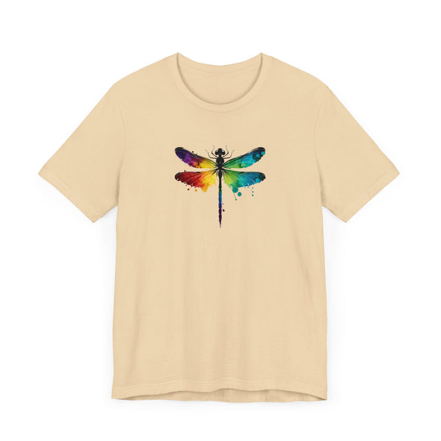 Rainbow Dragonfly Alcohol Ink,Dragonfly lover,Pride Shirt,LGBTQ+ Ally Tee,Queer