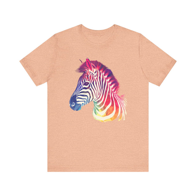 Rainbow Zebra T-shirt,Pride Shirt, Pride Parade Top, Rainbow Animals,LGBTQ+ Tee, Nonbinary, Gay, Lesbian, Bisexual, Trans, BGLT, LBGT, Enby, Pansexual