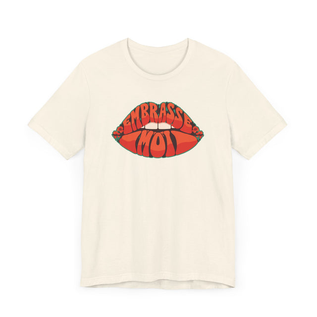 Embrasse-Moi "Kiss Me" Flowers T-shirt, French Lover Shirt, Valentine's Day