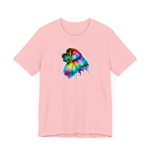 Rainbow Newfoundland Head T-shirt,Pride Shirt,Dog Lover Top,Rainbow Animals,LGBTQ+ Tee, Newfie owner, Newf gift