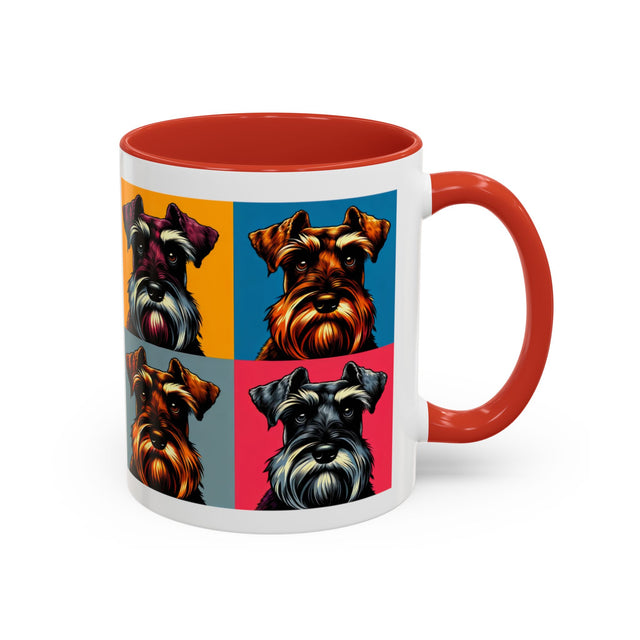 Brown Miniature Schnauzer Coffee Cup