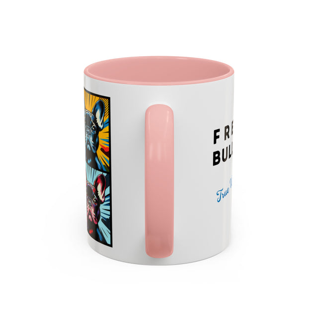 French Bulldog Coffee Mug,4-Panel Pop Art Mug,French Bulldog Lover,Frenchie Mom,Frenchie Dad,Dog Lover Gift,Frenchie Gift