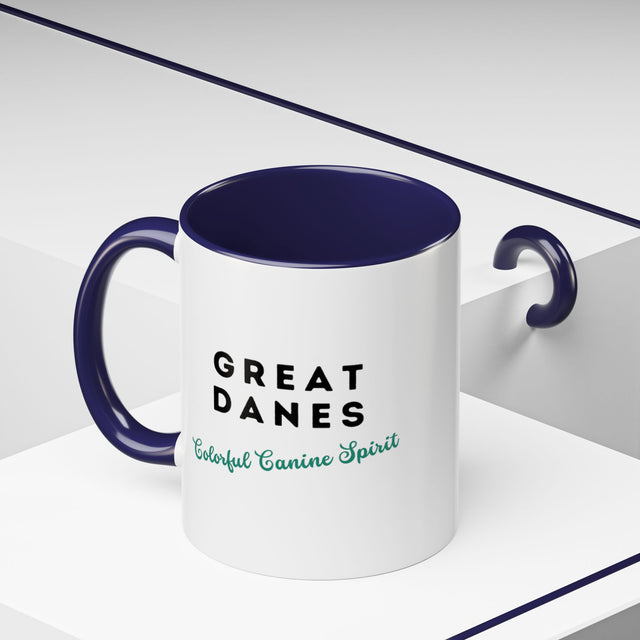 Great Danes Coffee Cup,4-Panel Pop Art Mug,Great Dane Lover,Great Dane Mom,Great Dane Dad,Dog Lover Gift,Great Dane Gift