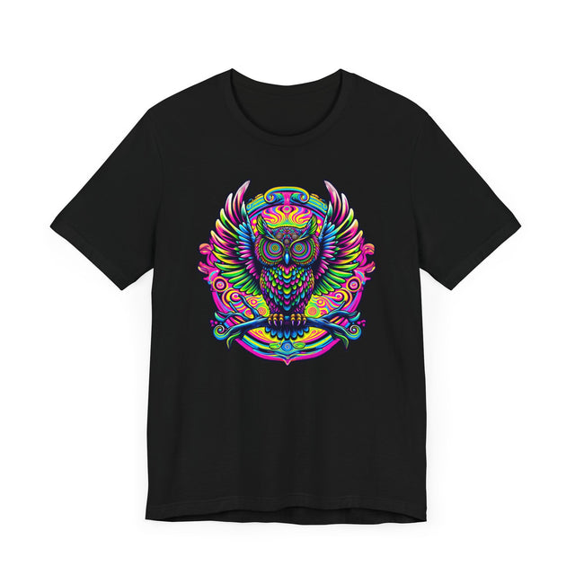 Neon Owl T-shirt, Owl Tee, Bird Lover