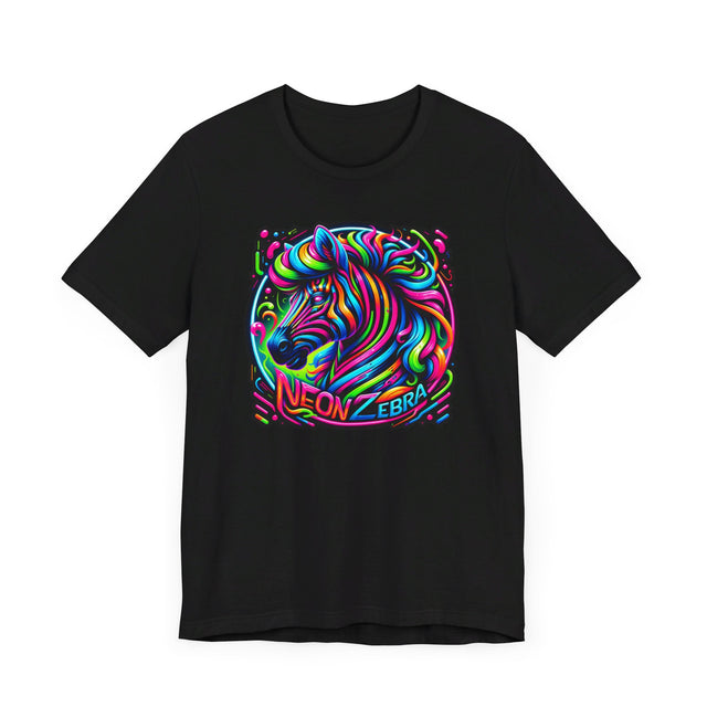 Neon Zebra T-shirt, Zebra Tee