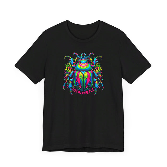 Neon Beetle T-shirt, Insect Lover Top