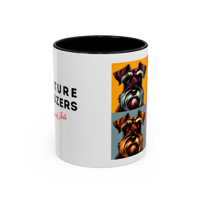 Brown Miniature Schnauzer Coffee Cup