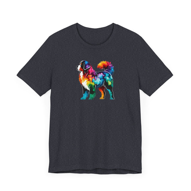 Rainbow Bernese Mountain Dog T-shirt,Pride Shirt,Dog Lover Top,Rainbow Animals,LGBTQ+ Tee, Berner Owner gift