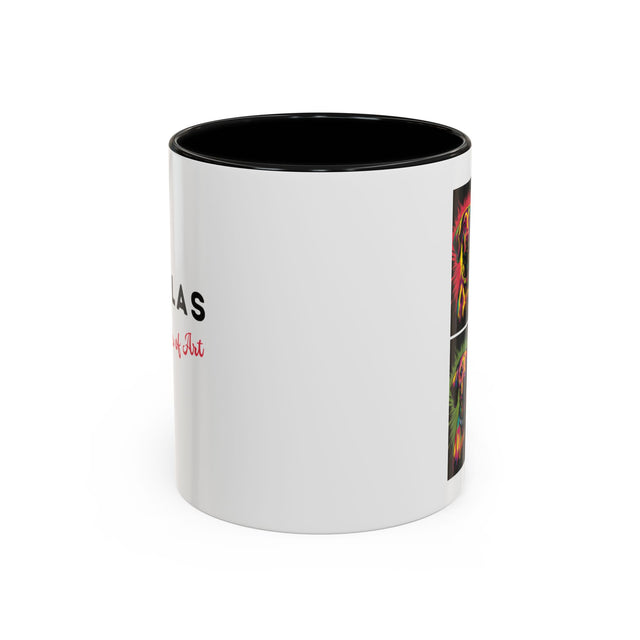 Vizsla Coffee Cup,4-Panel Pop Art Mug,Vizsla Lover,Vizsla Mom,Vizsla Dad,Dog Lover Gift,Vizsla Gift