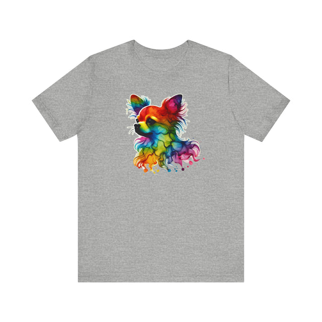 Rainbow Chihuahua Head T-shirt,Pride Shirt,Dog Lover Top,Rainbow Animals,LGBTQ+ Tee, Chihuahua Owner