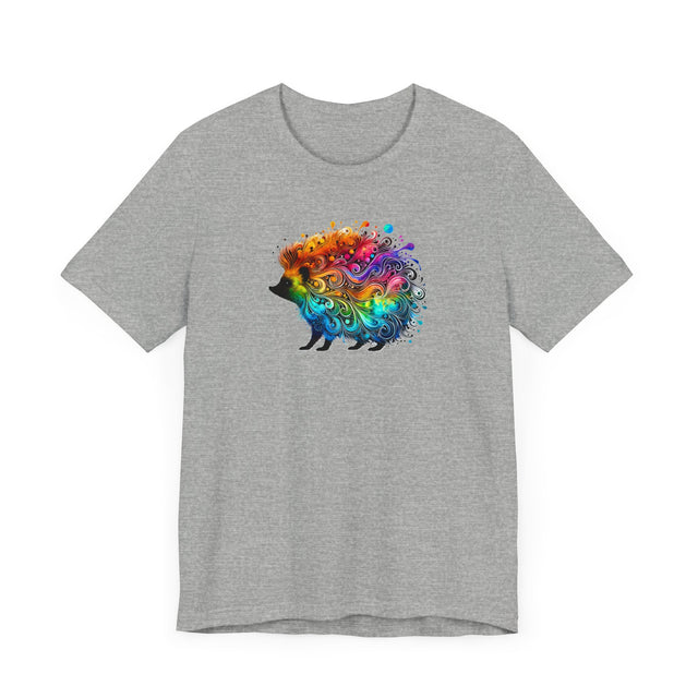 Rainbow Hedgehog Alcohol Ink T-shirt, Hedgie Lover,Pride Shirt,Animal Lover T shirt, LGBTQ+, BGLT
