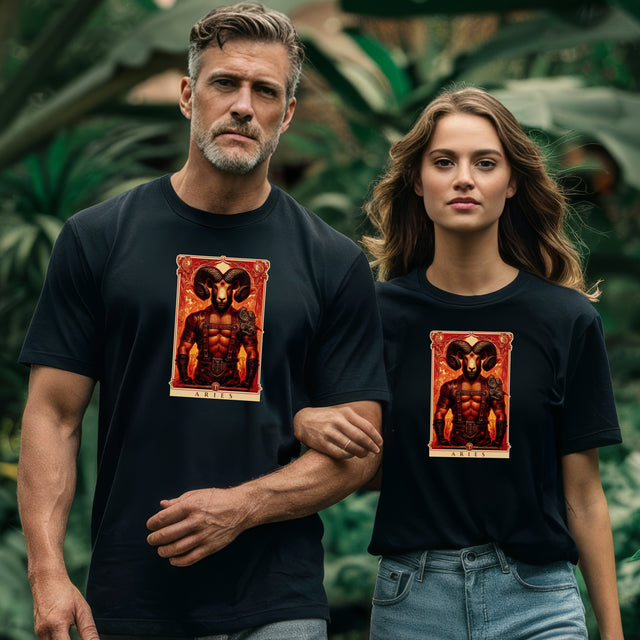 Aries shirt, Celestial Astrology, Tarot Card Style