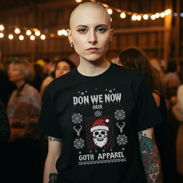 Don We Now Our Goth Apparel T shirt, Goth Christmas T-shirt