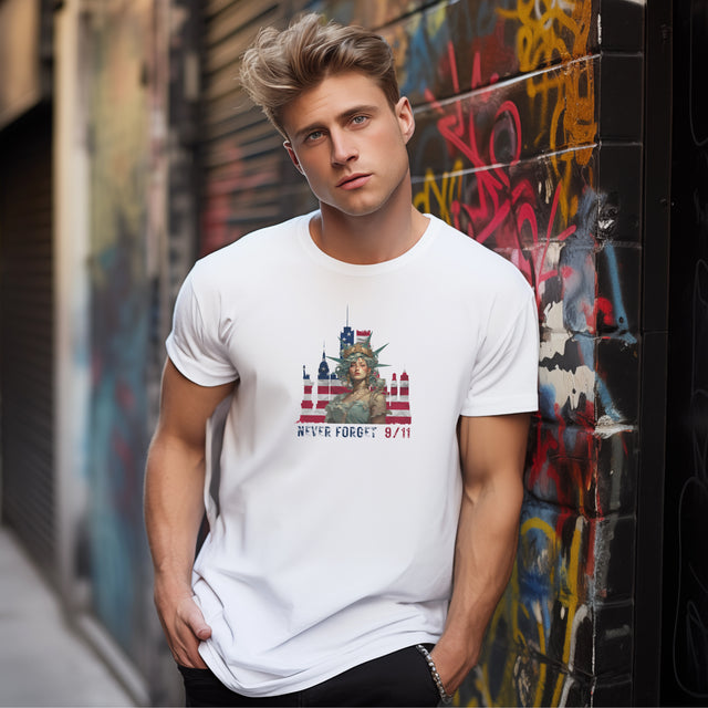 Never Forget 9/11 Tshirt, Fallen Heros Tee, FDNY Fallen Heros Remembered, First Responders Tshirt, Eternal Vigilance Tshirt