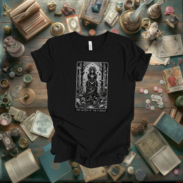 Queen of the Forest,Tarot card shirt,Mother's Day Gift,Tarot Reader Gift,Witchy Shirt,Mystical Cards Tee,Gardener Gift,Gift for her,Gardening