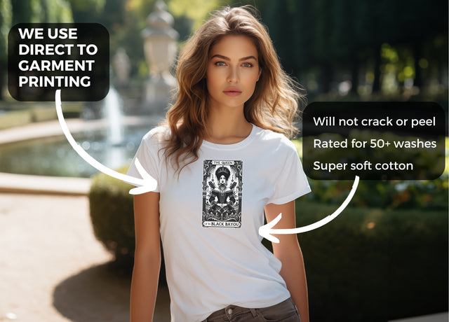 Queen of Black Bayou,Tarot card shirt,Mothers Day Gift,Gift for her,Wife Gift,Black Queen tee,Gift for Mom, Black Mom Gift, Black Mother Top