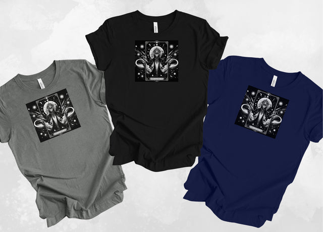 Queen of the Night,Sky Tarot card shirt,Mothers Day Gift,Tarot Reader Gift,Witchy Shirt,Mystical Cards Tee,Celestial Astrology,Gift for her