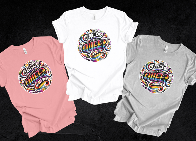 Pride Shirt, Future is Queer T-shirt, Pride Parade T shirt, LGBTQ+ Ally Tee, Nonbinary, Gay, Lesbian, Bisexual, Trans, BGLT, LBGT, Inclusive