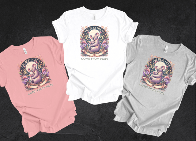 Koala Bear T-shirt,Mothers Day Gift,Cute Mama Tee,Mom Life,Baby Shower Gift,Mama and Baby Shirt,New Mom Gift,Mom Hug Shirt,Gift For Wife