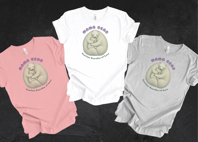 Mama Bear T-shirt,Polar Bear Top,Mothers Day Gift,Cute Mama Tee,Mom Life,Baby Shower Gift,Mama Bear Baby Bear,New Mom Gift,Mom Hug Shirt