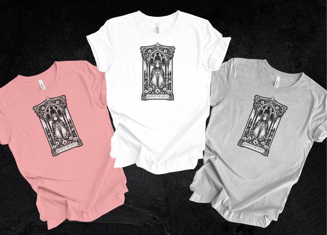 Queen of the Castle,Tarot card shirt,Mother's Day Gift,Tarot Reader Gift,Witchy Shirt,Mystical Cards Tee,Celestial Astrology,Gift for her