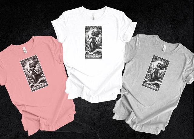 Queen of the Storm,Tarot card shirt,Mother's Day Gift,Witchy Shirt,Gift for her,Gift for Mom,Recovery Gift,Cancer Survivor Gift,Gift for Wife