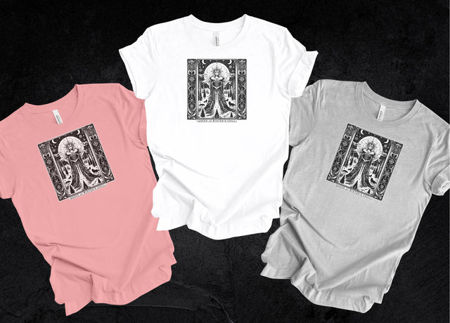 Queen of Winter's Chill,Tarot card shirt,Mothers Day Gift,Christmas Shirt,Witchy Shirt,Winter Tee,Gift for her,Gift for Mom,Gift for Wife