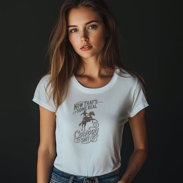 Now That's Some Real Cowboy Shit tshirt, Funny Cowboy Tshirt