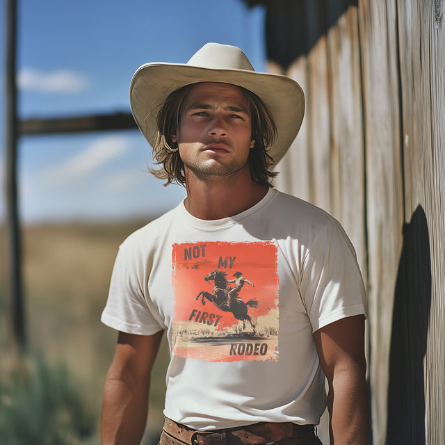 Not My First Rodeo Tshirt, Funny Tshirt, Cowboy Tshirt, Sarcastic Tshirt