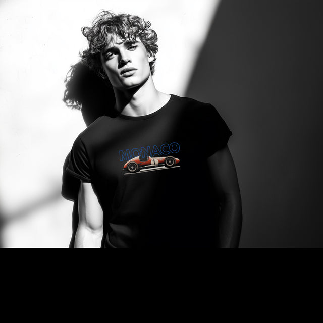 Monaco Vintage racing t-shirt, Petrol Head T-shirt, Gear Head T-shirt, Car enthusiast shirt, car crazy gift