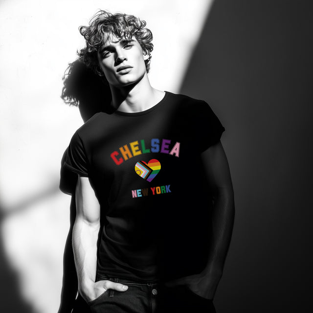 Chelsea NY Tshirt, New York Lover, Chelsea Gift, Gay New Yorker T-shirt, Cute T for her, Cool T for him, NYC Tshirt, Gay New York City Gift
