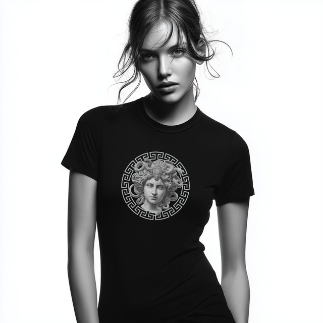Medusa T-shirt, Greek Gorgon Tshirt, Greek Mythology Tshirt, Cool Tee