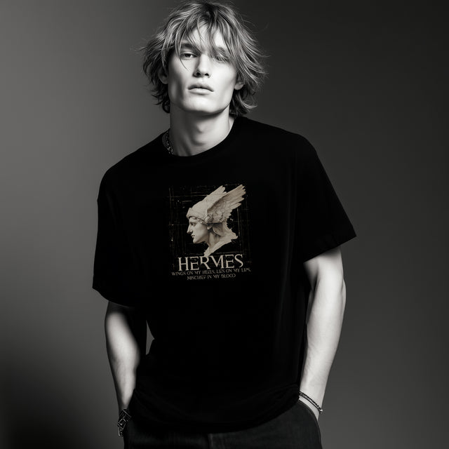 Hermes Mischief tshirt, Clever Hermes Tshirt, Wings on my heels, lies on my lips, mischief in my blood