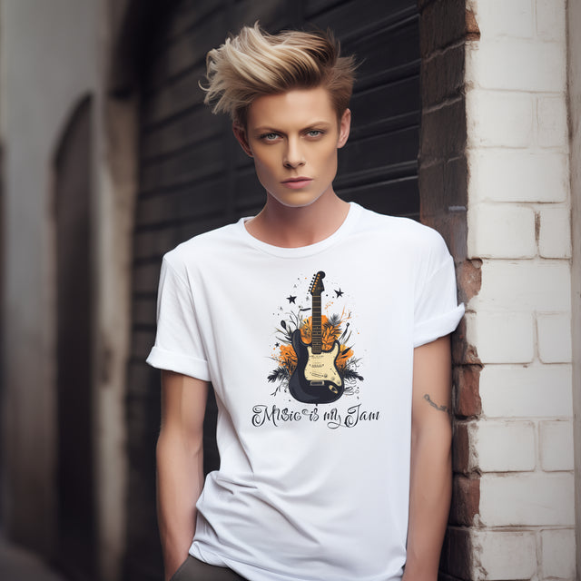 Music Is My Jam T-Shirt, Musician Tee, Music Lover Tee, Guitarist Tee