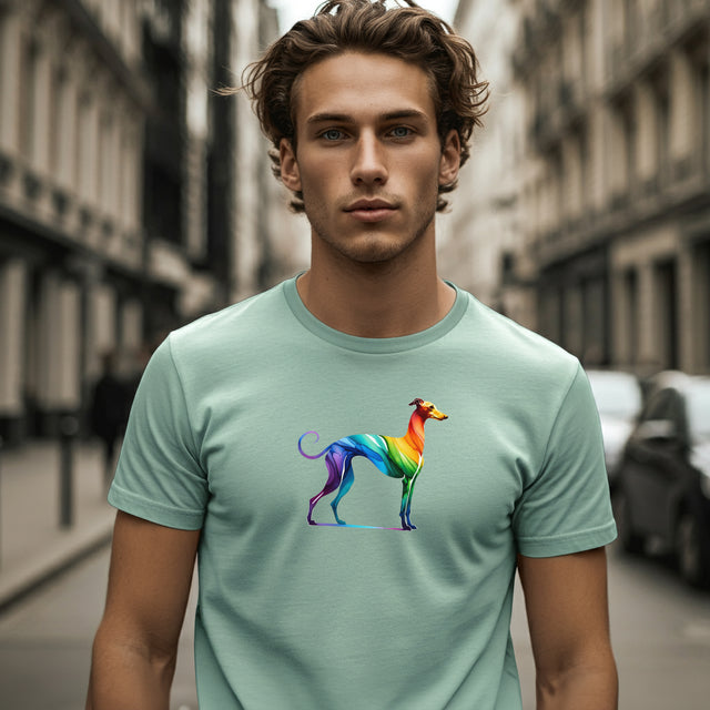 Rainbow Italian Greyhound T-shirt,Pride Shirt,Dog Lover Top,Rainbow Animals,LGBTQ+ Tee, IG gift, Iggy Owner