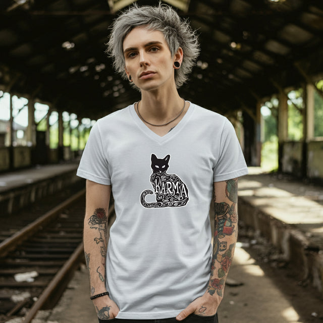 Karma Is A Cat Top, Cute Cat Shirt