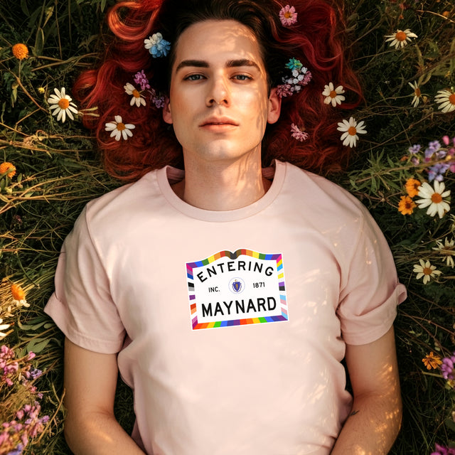 Maynard Town Sign Pride T-shirt, Pride Shirt