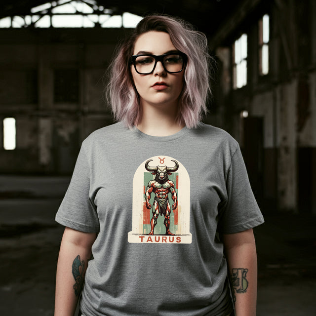 Minotaur Taurus Zodiac shirt, Celestial Astrology